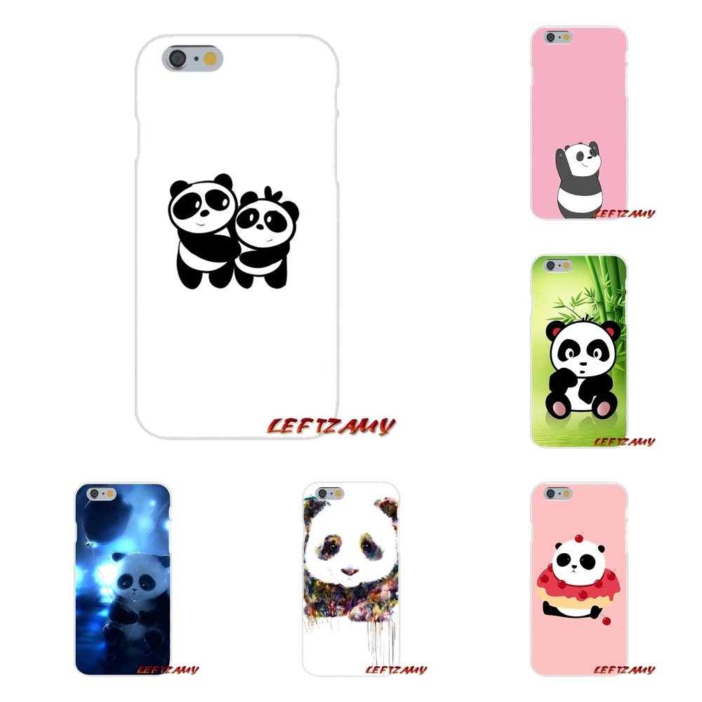 Kawaii panda Тонкий силиконовый чехол для телефона samsung Galaxy S3 S4 S5 мини S6 S7 край S8 S9 плюс