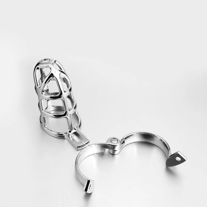 Male Chastity Device Stainless Steel Penis Chastity Cage Lock Sex Product for Men 40mm/45mm/50mm