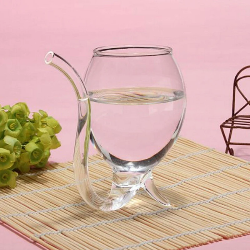 Бокал для вина, стакан для виски с трубой для питья, прозрачная соломинка, 300 мл, SH29