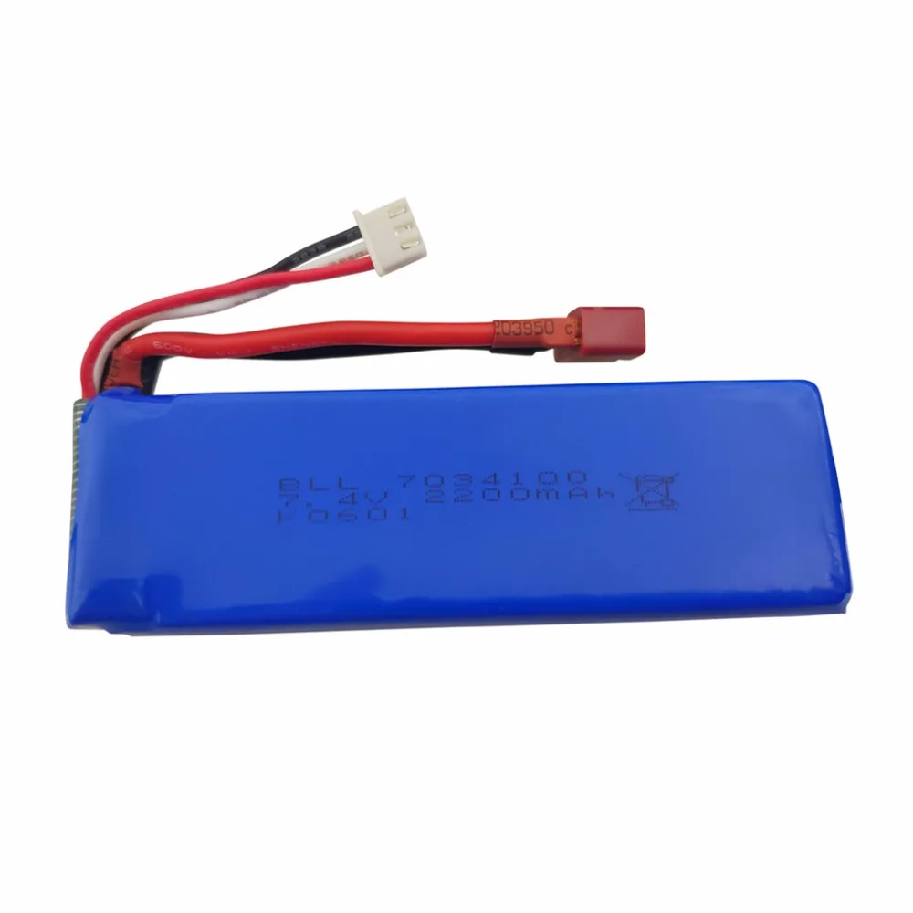 7 4 V 2200mAh литиевая батарея для WLtoys K949 10428 A L202 RC автомобиль модернизированная
