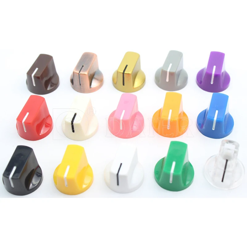Guitar Control Knobs 100PCS KN-19 DAVIES 1510 Clone Potentiometer Pedal Knobs