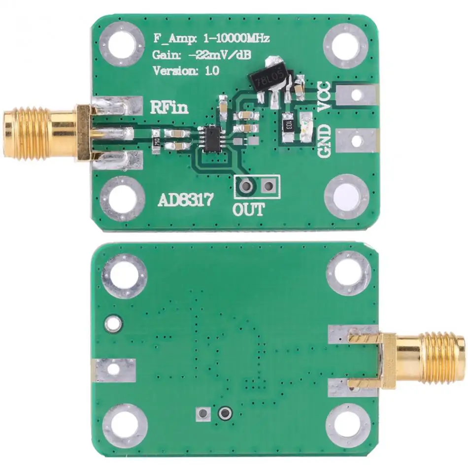 1 м-10000 МГц AD8317 радиочастотный логарифмический детектор измеритель мощности ассортимент
