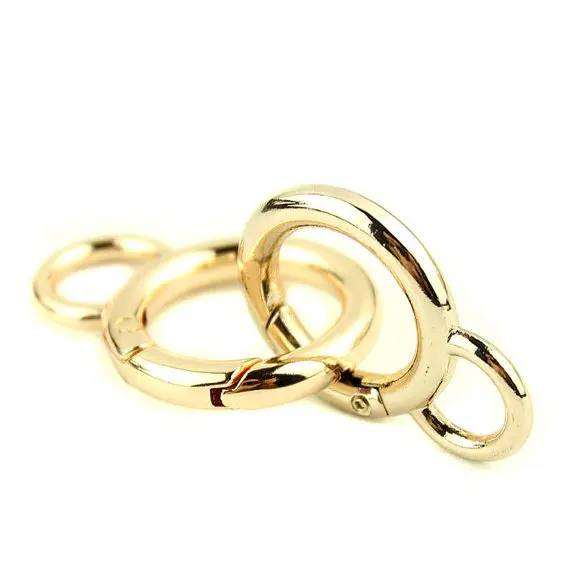 2.0 cm Diameter Golden Purse Clasp Round Ring 40PCS/Lot | Багаж и сумки