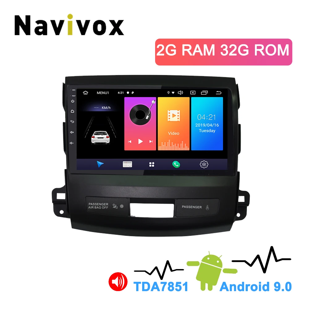 

9'' Android Car DVD for Mitsubishi Outlander 2006-2012/Peugeot 4007/Citroen C-Crosser Radio Navigation Car multimedia player