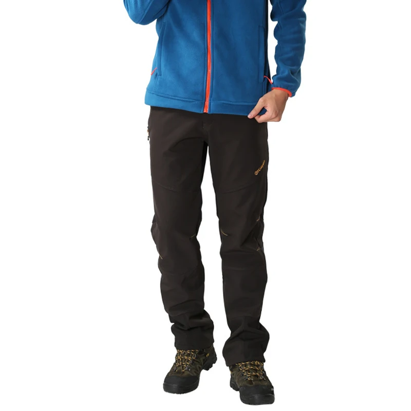 Saguaro 2018 hombres mujeres Pantalones de senderismo impermeable suave Conchas camping trekking polar forro esquí caliente Pantalones
