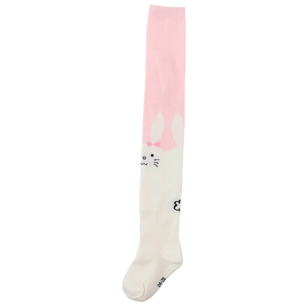 

1 pair Newborn Cotton Knitting Kids Baby Girls Cartoon Rabbit Tights Leg Warmer Autumn Stockings For 0-3Y Children Gift