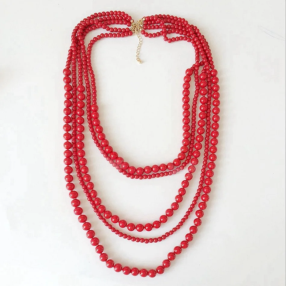 beaded necklace