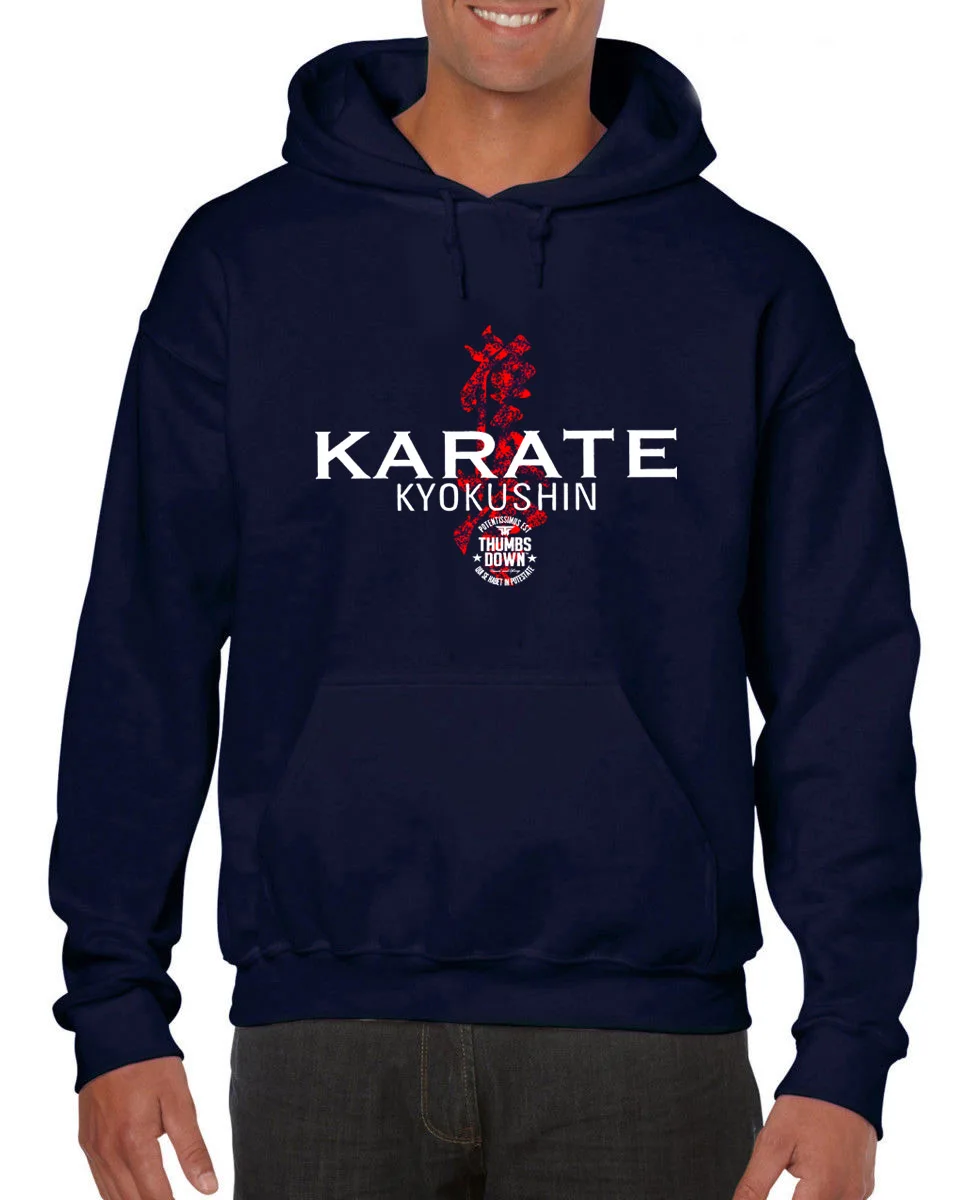

2018 New Arrival Men'S Fashion Hoodies KARATE KYOKUSHIN ! IDEAL FOR CASUAL WEARS! TS346 BLK Base Sweatshirt