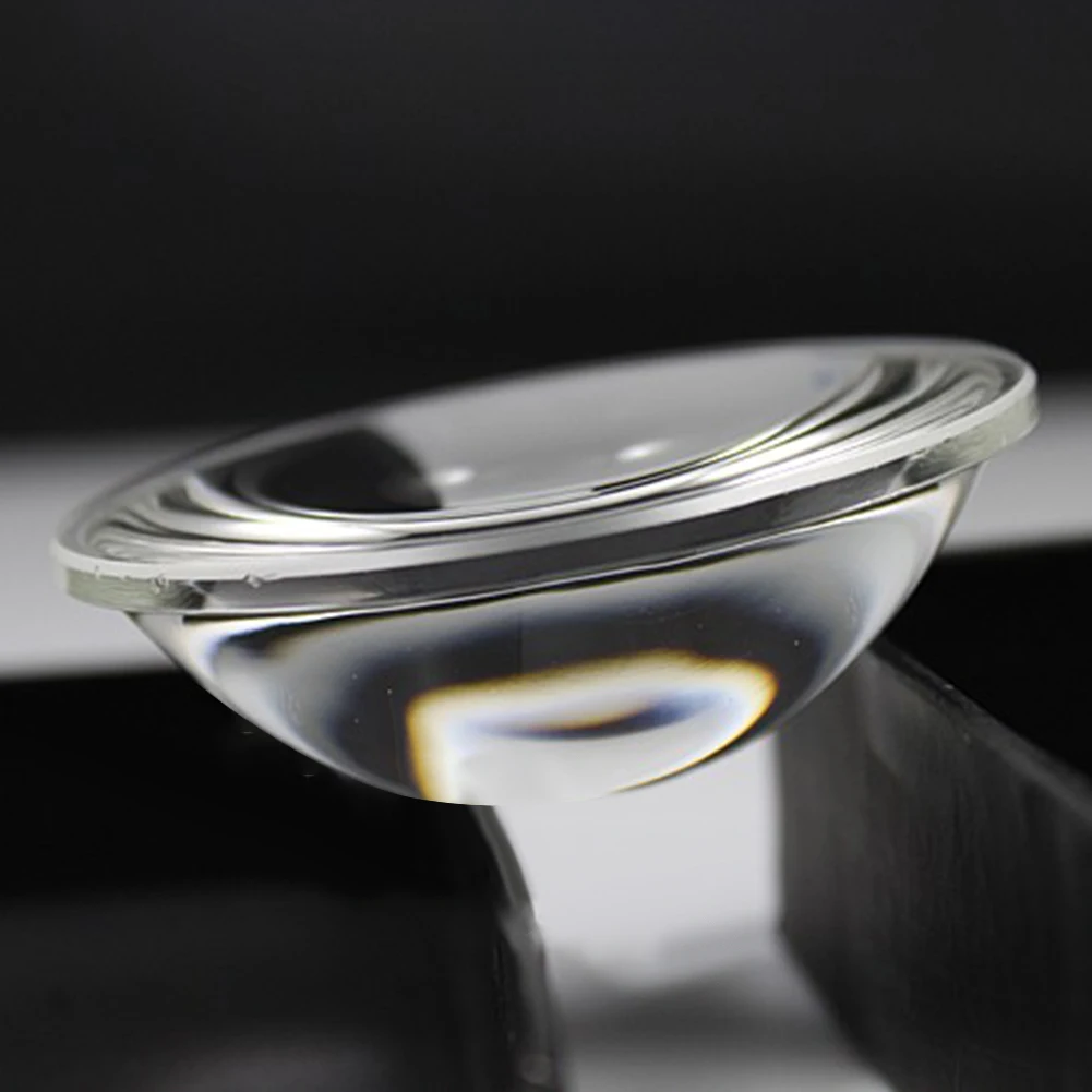 54 66mm Plano-Convex Vidro Lente Convexa LED