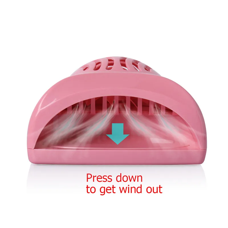 

Beau Gel Portable Nail Dryer Fan Mini Pink Color Nail Art Drying Tools Finger Toe Nail Polish Air Dryer Blower Fan For Manicure