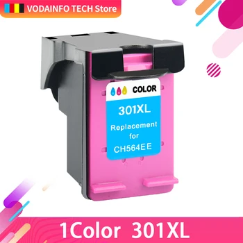 

QSYRAINBOW 1 COLOR Ink Cartridge compatible for HP 301 301XL INK DeskJet 1050 2050 3050 2150 1510 2540 printer full ink