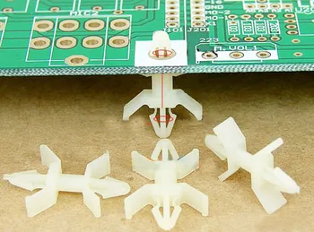 

XLA nylonPCB board supporter wing spacer,rivet to rivet,PCB Support isolation spacer,plastic PCB board standoff hole insert