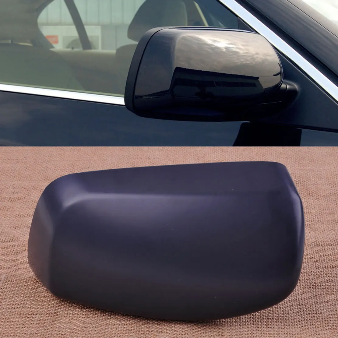 

CITALL 51167078360 1PC Right Side Door Rear View Mirror Casing Cover Cap fit for BMW 5 Series E60 E61 525i 525xi 530i 550i 530xi