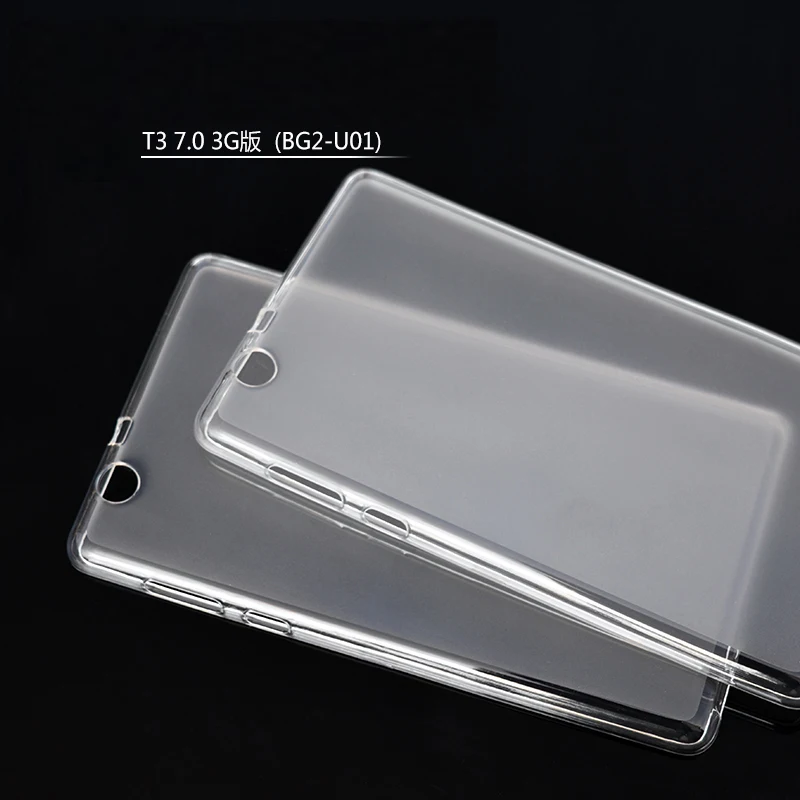

TPU Soft Case + Clear Film + Pen Funda Tablet Transparent Silicone Cover For Huawei MediaPad T3 7 3G BG2-U01(Not T3 7.0 BG2-W09)