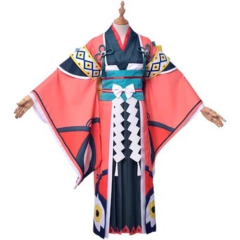 

[STOCK] 2018 Anime Onmyoji DoumekiShizuka Uniform SSR Figure Cosplay Costume Full Set S-3XL Unisex For Halloween Free Shipping.