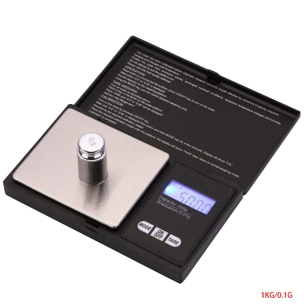 Высокая точность светодиодный цифровой карманный мини-Взвешивание ювелирных изделий весы - Цвет: NO.2
