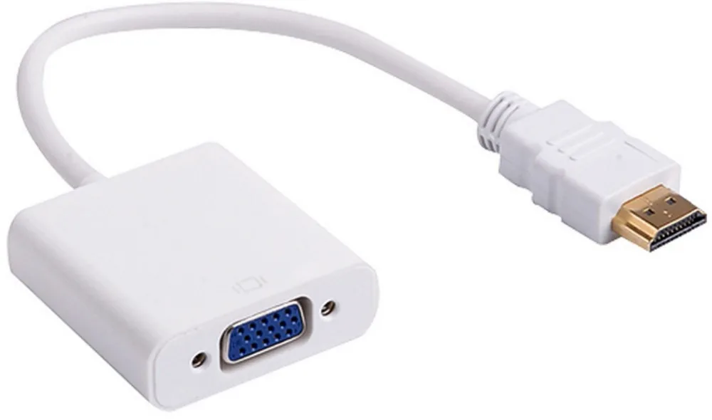 

VGA adapter cable HDMI to VGA with audio computer HD line projector converter 74