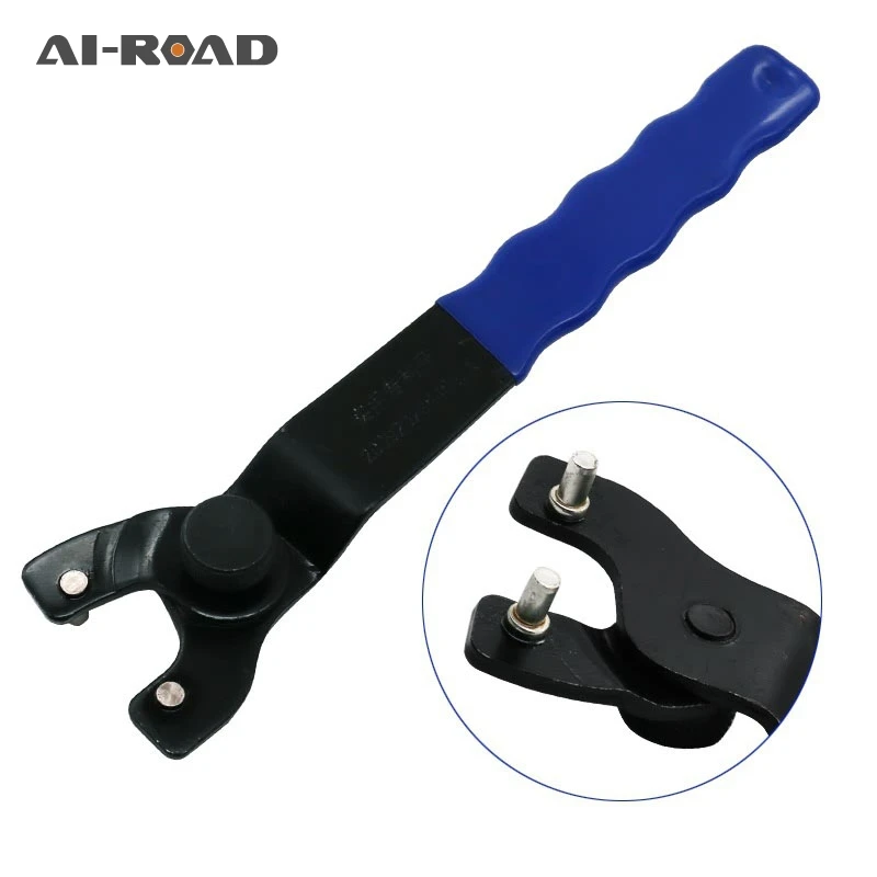 

Adjustable Grinder Key Pin Spanner Plastic Handle Pin Wrench Trimming Machine Wrench Spanner Home Wrenches Repair Tools