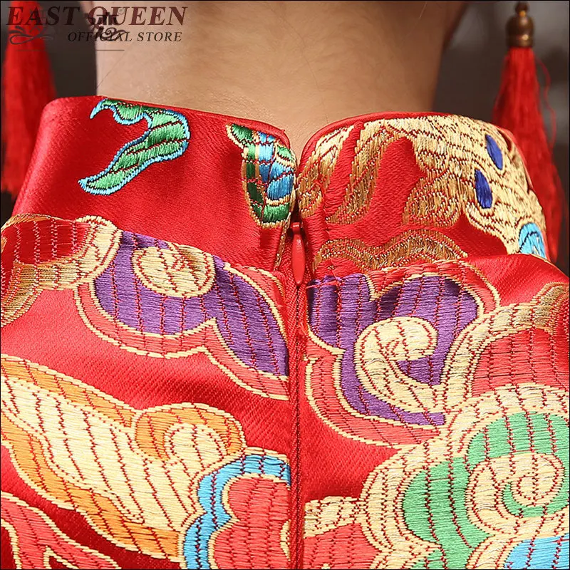 Chinese traditional dress cheongsam chinese style dress qipao short wedding cheongsam chinese oriental dresses AA1684X