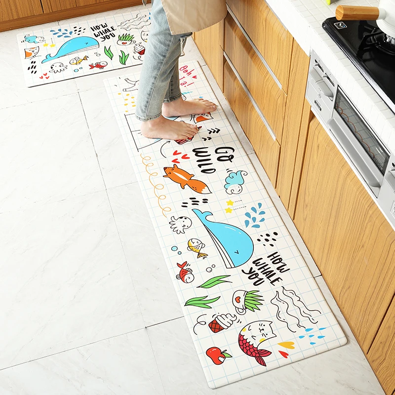 Best Leatherwear Multi Size Mat Anti Fatigue Mattress Floor Floor Mat Skid Resistant Decoration Kitchen Mat Sofa