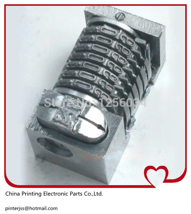 2 pieces 7 digits Numbering Machine for printing, 51 Tablet letterpress