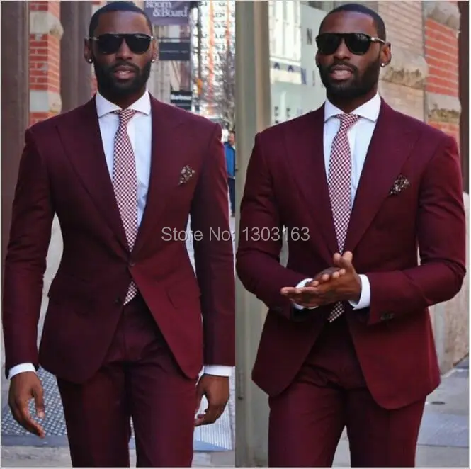 

Brand New Mens Dinner Party Prom Suits Groom Tuxedos Groomsmen Wedding Blazer Suits (Jacket+Pants+tie)
