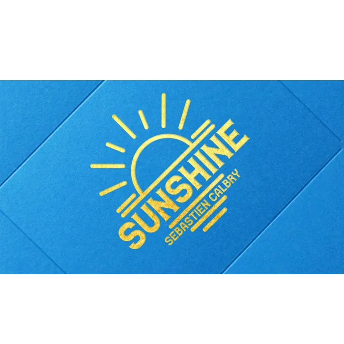 Sunshine (мерцающий и онлайн инструкции) от Sebastien Calbry Trick Card магический реквизит