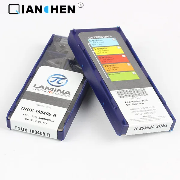 

Genuine original high quality high-performance LAMINA TNUX 160408 R LT1000 (10pcs/lot) tungsten Carbide Cutting tools inserts