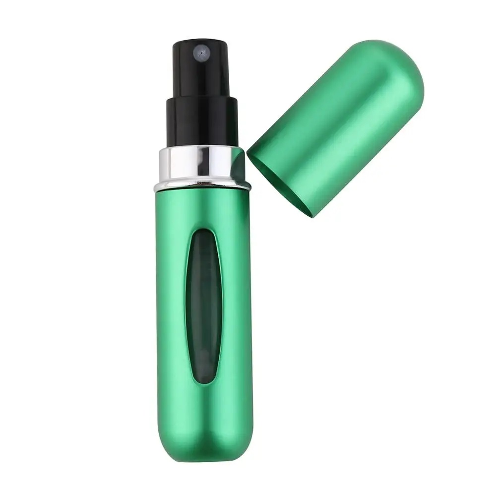 Портативный мини многоразовый флакон для духов с распылителем ароматизатор насос пустые косметические контейнеры распылитель бутылка для путешествий 5 мл - Цвет: 5 ml Green