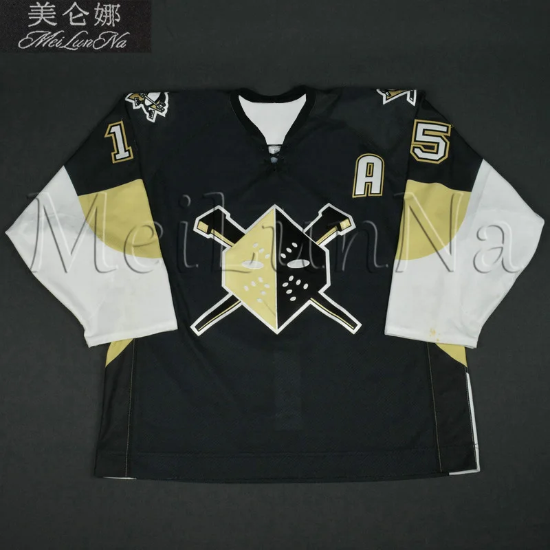 

MeiLunNa Custom ECHL Wheeling Nailers Hockey Jerseys Mark Letestu Scott Darling Mike Condon Home Road Sewn On Any Name NO.Size