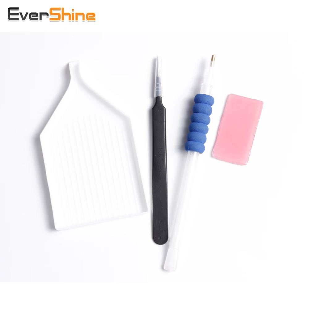 

Diamond Painting Accessories Tools Kits Sale Diamond Embroidery Stainless Steel Tweezers Pen Glue Plastic Tray Rhinestones Tools