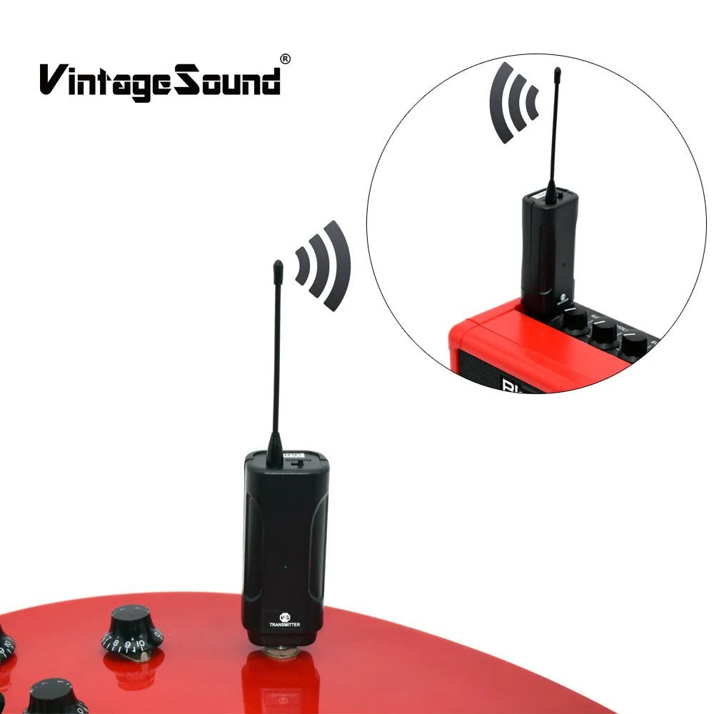Audio Wireless Guitar Transmitter and Receiver Digital