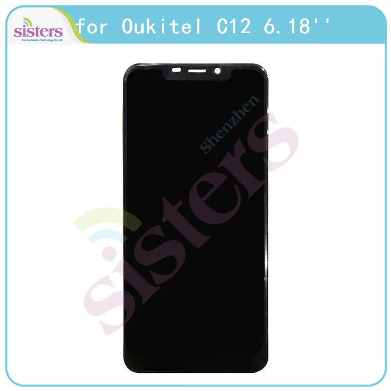 LCD Screen for Oukitel C12 LCD Display Touch Screen Digitizer For Oukitel C12 LCD Assembly Phone Replacement Original Tested Top (2)