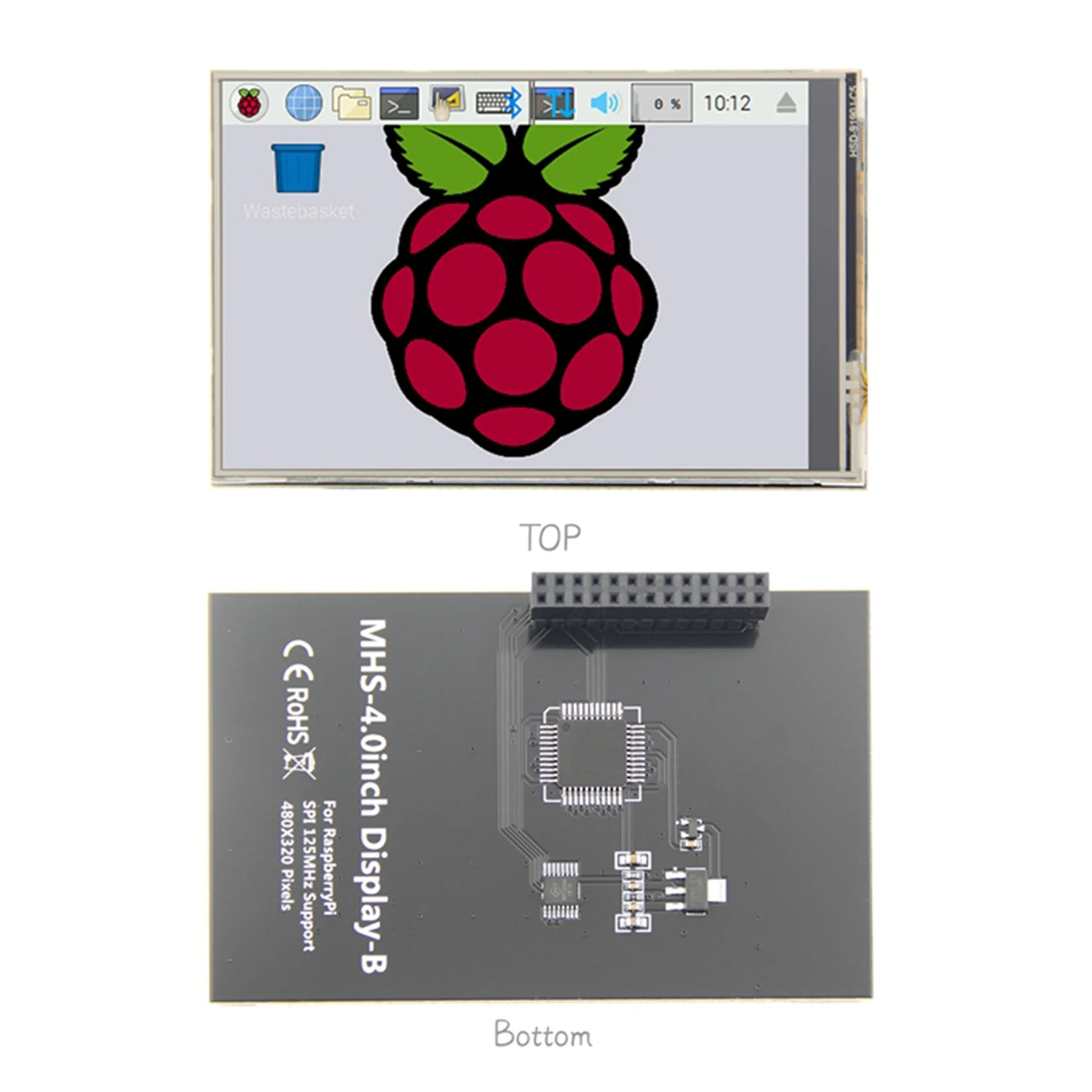 3,2/3,5/4,0 дюймов MHS на тонкопленочных транзисторах на тонкоплёночных транзисторах GPIO ЖК-дисплей модуль Экран Дисплей с сенсорным экраном Панель Поддержка 125 МГц SPI Вход для Raspberry Pi