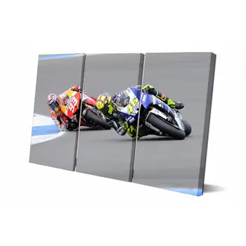 

Drop shipping 3 Panel printed painting Motorcycle Canvas Wall Art Picture Home Decoration Living Room Modern painting LS267