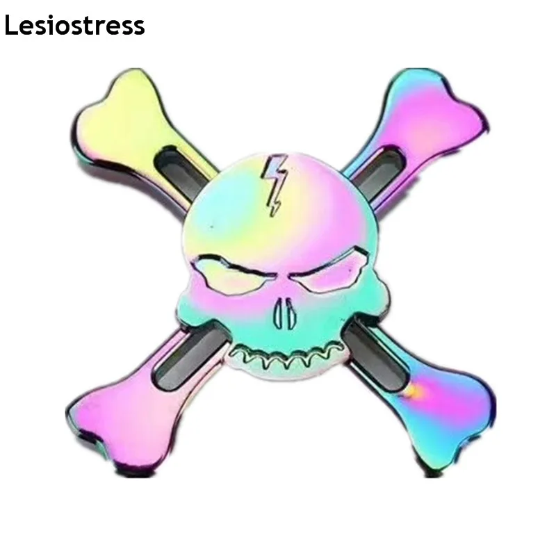 

Lesiostress New Original Skull Torqbar Fidget Spinner Hand Tri-spinner For Adult To Reduce Pressure Fidget Spinner