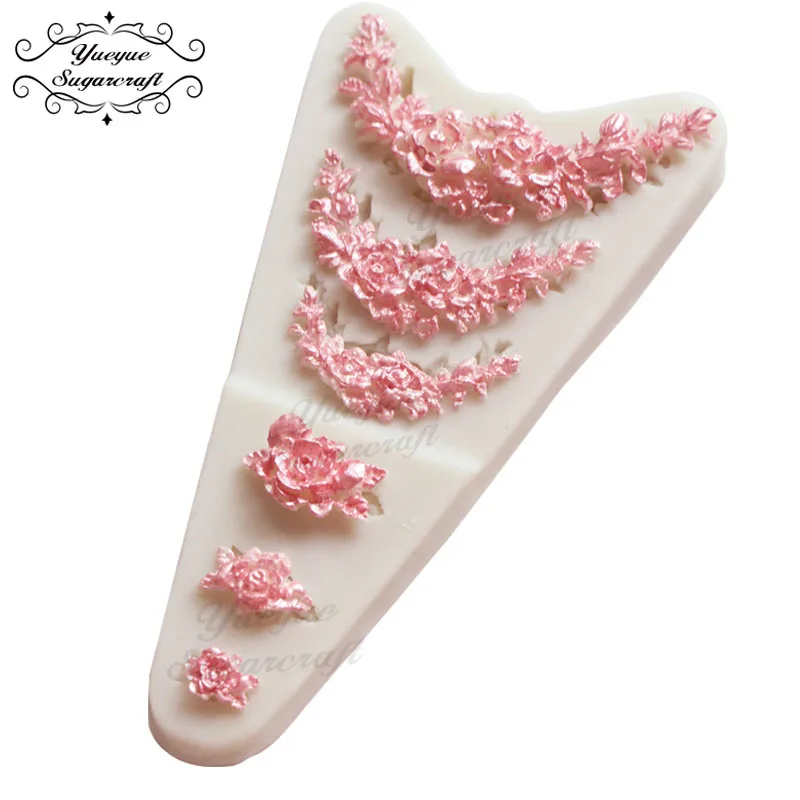 

Yueyue Sugarcraft Flower silicone mold fondant mold cake decorating tools chocolate gumpaste mold