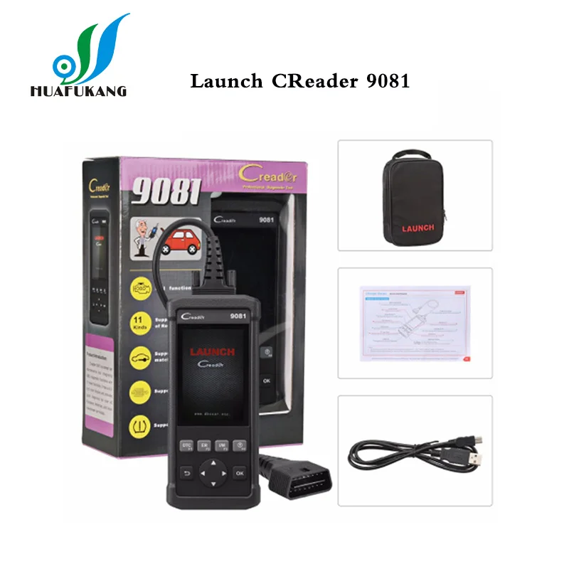 Launch DIY сканер CReader 9081 CR9081 полностью OBD2 + ABS SRS Oil EPB BMS SAS DPF|obd2 scanner|obd2 abs scannerscanner |
