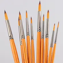Тонкая ручная роспись, тонкая ручка, товары для рукоделия, кончик для рисования, акварельная нейлоновая кисть, акриловая масляная живопись, ремесло
