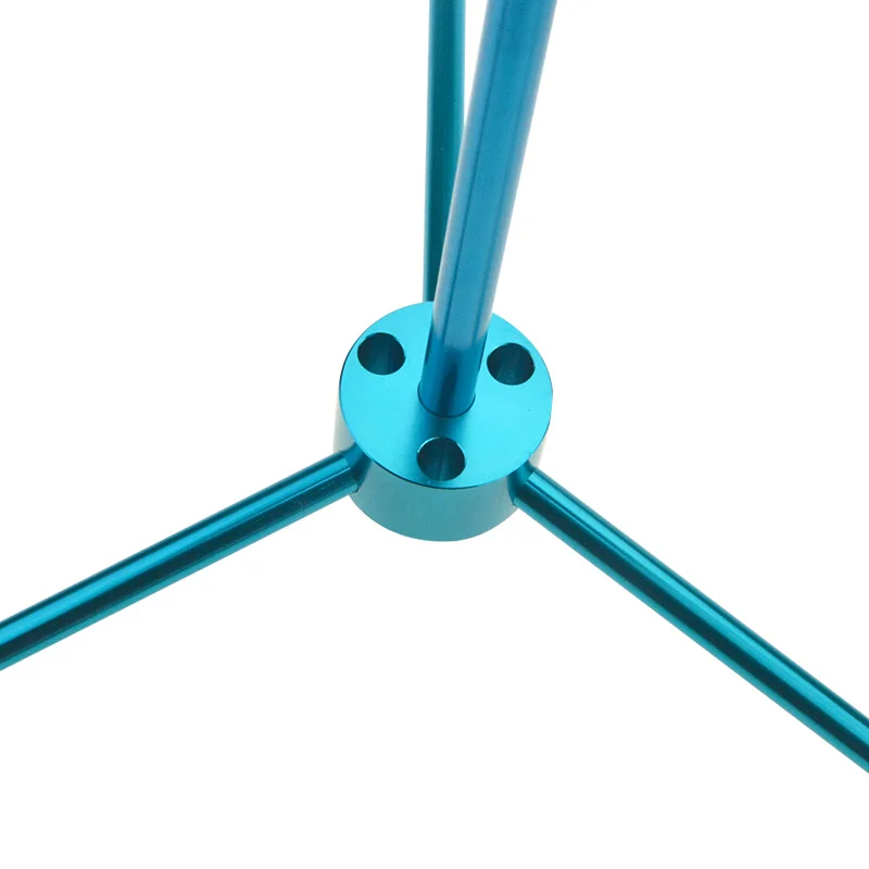 1pc Archery Recurve Bow Stand Holder Aluminium Alloy Blue Foldable Traditional Bow Accessory