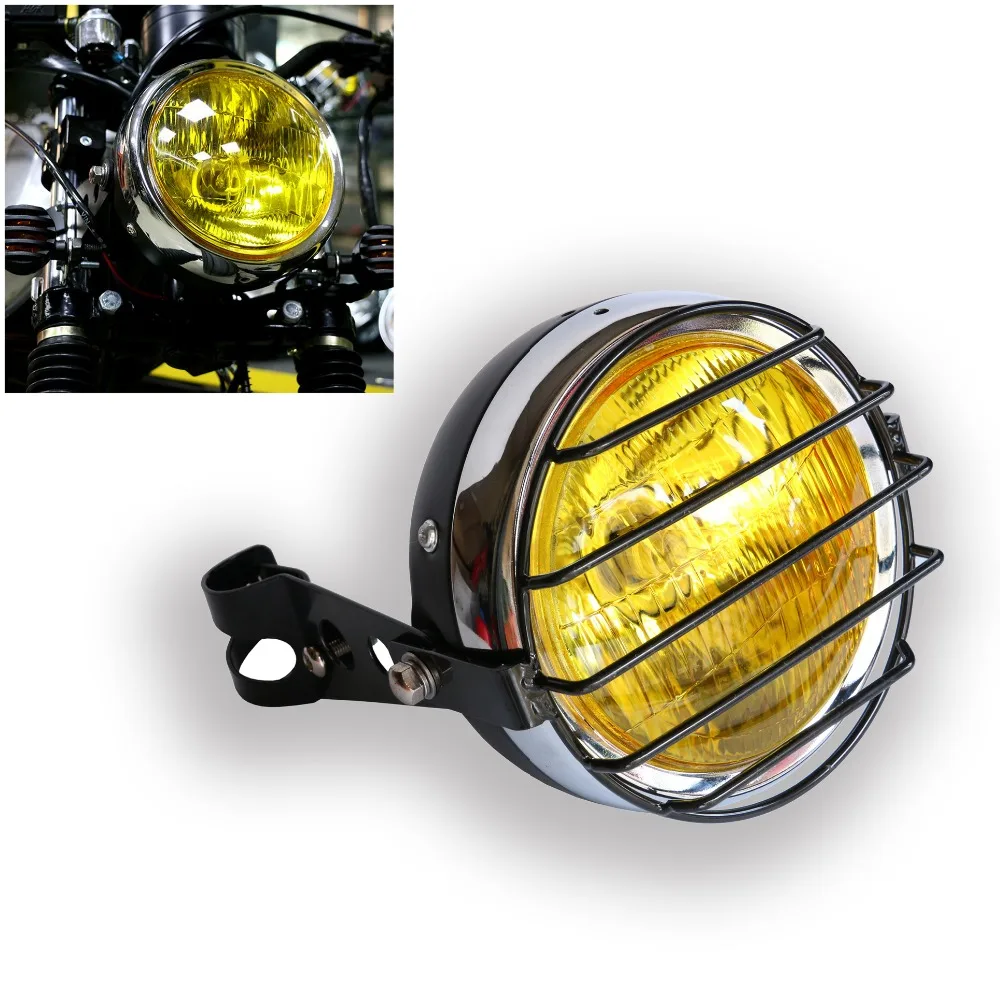 CG125 Headlight Motorcycle Fork Light Retro Cover Mask Adapter 27 36mm