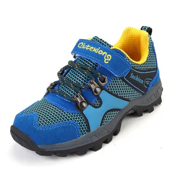 

Children Casual Shoes Children's Shoes girls boys PU+mesh outdoor sport shoes breathable cheap light kid shoes hook&loop hot new