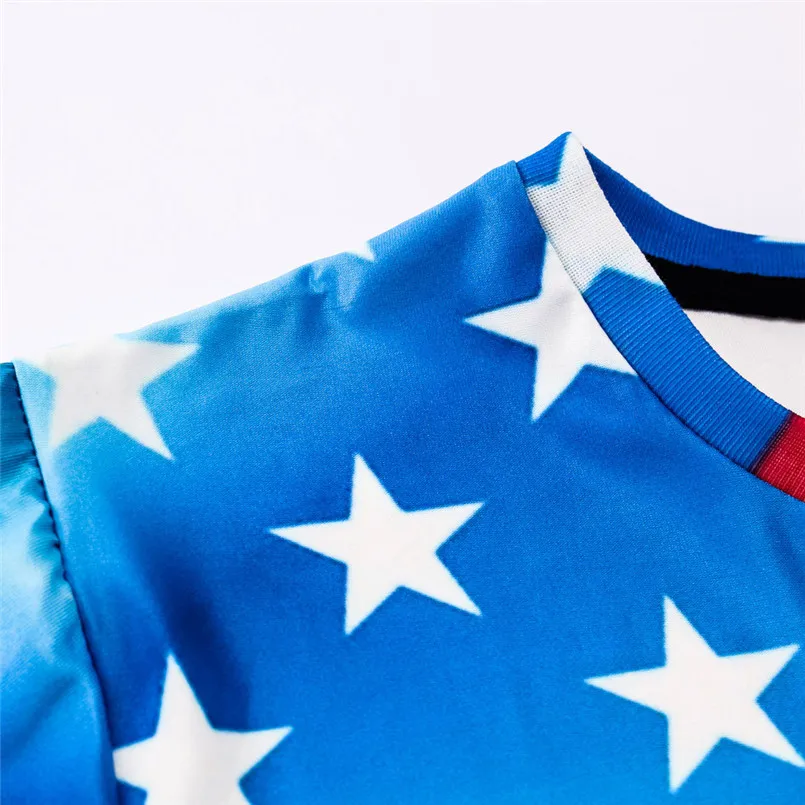 Fashion Mens The Old Glory 3D Printing Tees Short Sleeve T-Shirt Blouse Tops (6)