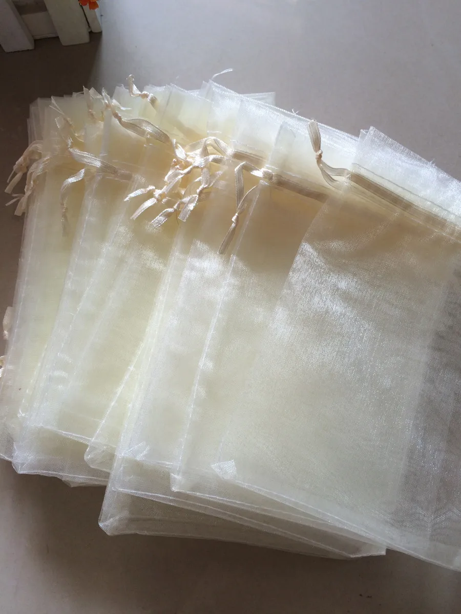 Free Shipping,100pcs/lot Ivory 15x20cm,Christmas & Wedding Gift Bags
