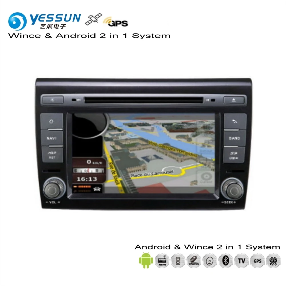 

YESSUN For Fiat Bravo 2007~2013 - Car Android Multimedia Radio CD DVD Player GPS Map Navigation Audio Video Stereo S160 System