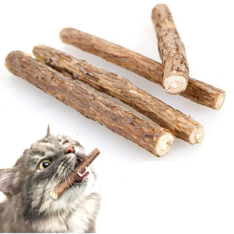 2PCS/5PCS Natural Matatabi Pet Cat Molar Toothpaste Stick Cleaning Teeth Snacks Sticks Supplies | Дом и сад