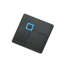 RFID 125 кГц WG26 считыватель карт контроля доступа 86X86 мм коробка считыватель контроля доступа+ 2 шт. хрустальные брелоки