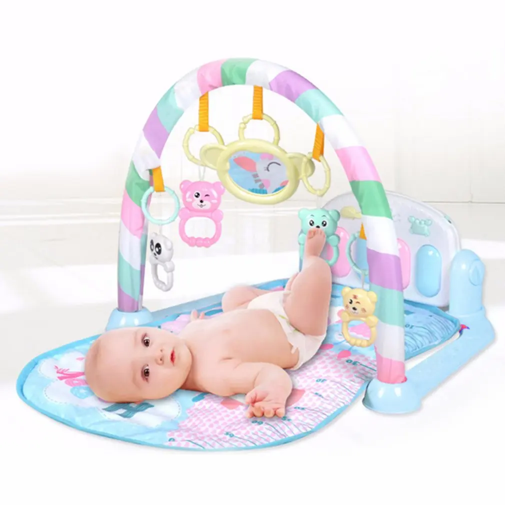 

Baby Play Mat Crawling Mat Newborns Baby Soft Play Kick Lay Sit Mat Pedal Piano Music Carpet Blanket Educational Toys Baby Gym