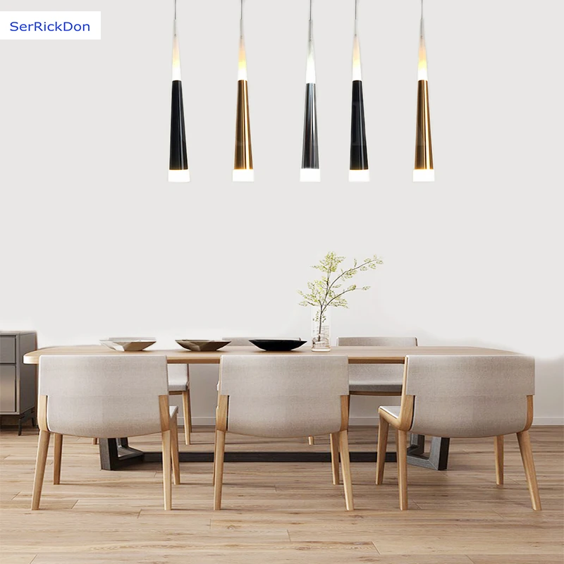 

LED cone shape hanging lamps is suitable for decoration lamps of restaurant living room living room staircase bar.etc