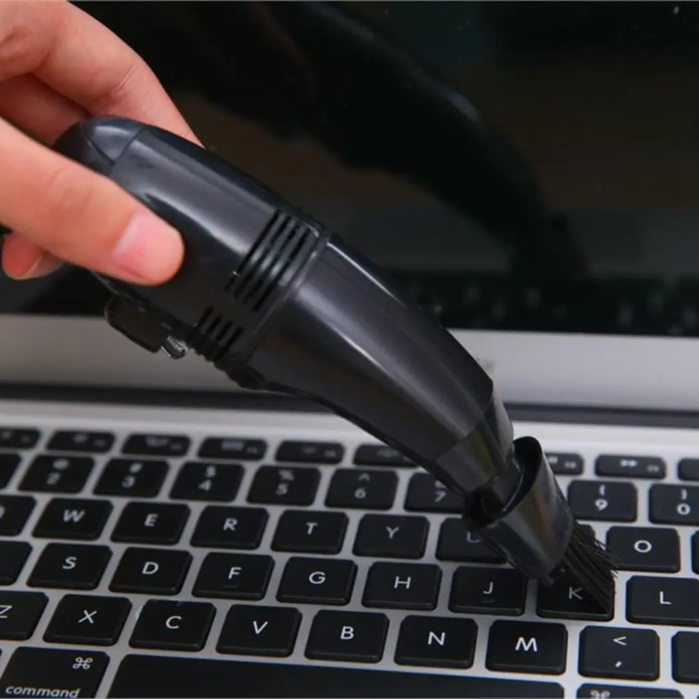 Мини Вакуумный USB пылесос для клавиатуры ПК щетка для ноутбука инструмент для очистки пыли несколько щеток 4 цвета